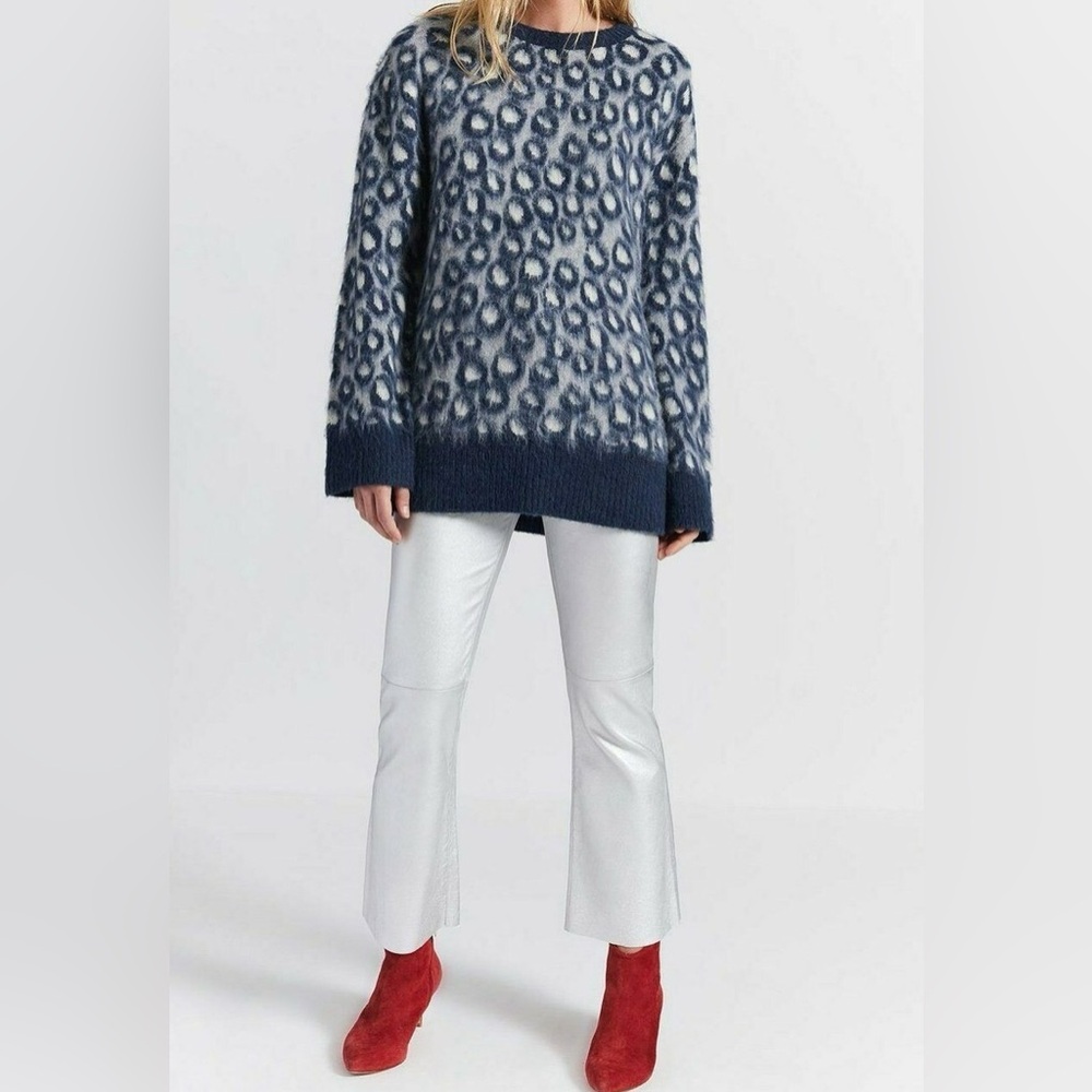 Current Elliott Leopard Print Sweater